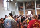 Le Métropolite Joseph au cours de la Divine Liturgie, Genève