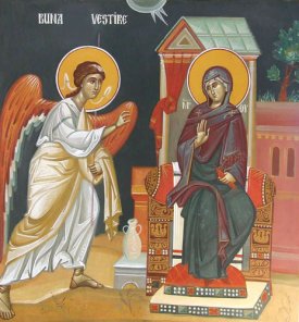 L’Annonciation. La conception immaculée du Christ en Marie