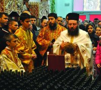 Botezul Domnului în parohia din Coslada, Spania