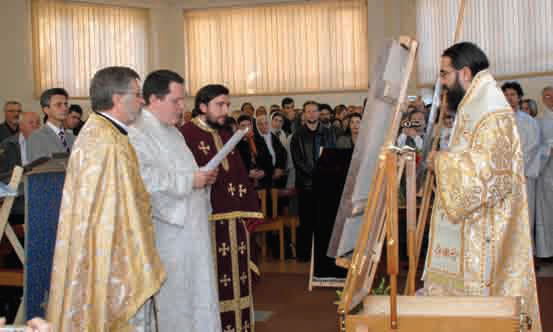 Hirotonie preot Mihai-Răzvan Novacovschi la Parohia Sfântul Apostol Andrei de la Birmingham (Anglia)