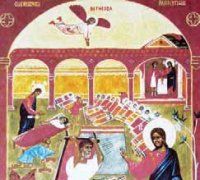 Vindecarea slăbănogului de la scăldătoarea Vitezda sau Arătarea lucrării îngerești. A patra duminică după Sfintele Paști (Ioan 5, 1-15)