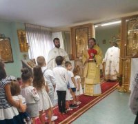 Preasfințitul Teofil de Iberia prezent la hramul parohiei „Sfântul Gheorghe Pelerinul”, din Ejea de los Caballeros