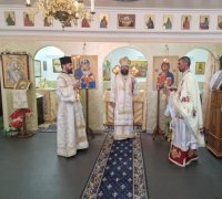 Liturghie arhierească în parohia din Valdepeñas