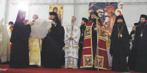 Citire Gramata mitropolitană la hirotonirea PS Timotei