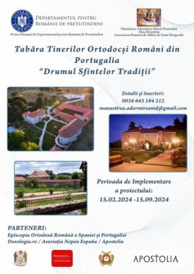 Tabăra Tinerilor Ortodocși Români din Portugalia „Drumul Sfintelor Tradiții”