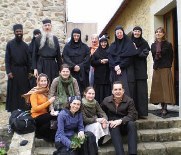 Pelerinaj Nepsis la Mănăstirea Sfântul Siluan din Franța, Rusalii 2008