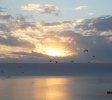Răsărit de soare pe Marea Galileii.