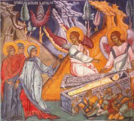 Femeile mironosiţe şi bărbaţii purtători de mir care l‑au însoţit pe Hristos