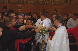 Praznicul Sfintelor Paşti 2012 a ajuns şi în Închisoarea de la Roma