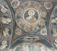 Fresque au monastère de Govora, la seule fresque de Roumanie qui représente la Mère de Dieu avec des ailes.