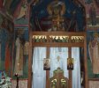 Image à l’intérieur de la petite église de Cioclovina de Sus.
