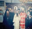 Le Métropolite Joseph et l’Evêque Silouane, avec la communauté du monastère, le 11 novembre 2002