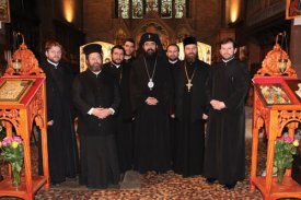 Hramul bisericii „Sfântul Macarie cel Mare”, Leeds, Anglia