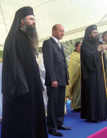 Prima vizită oficială a Preşedintelui României în mijlocul credincioşilor ortodocşi români de la Roma - 07.09.2008