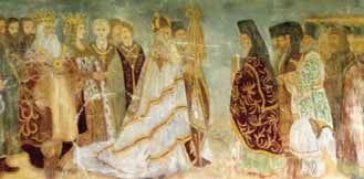 Alexandru cel Bun la întâmpinarea moastelor Sfântului Ioan cel Nou