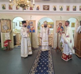Liturghie arhierească în parohia din Valdepeñas