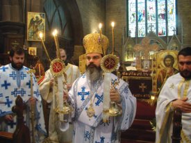 Hramul bisericii  „Sfântul Macarie cel Mare”,  Leeds, Anglia