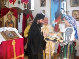 Hramul bisericii „Sfânta Cuvioasă Parascheva”, Amposta, Spania