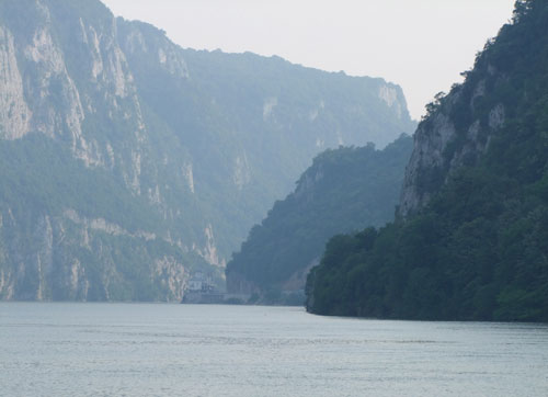 Le Défilé du Danube, photo prise lors d’une excursion, le 22 juillet 2010.