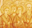 Saints roumains des prisons, icône peinte par Cristina Lorena Rãileanu (détail)